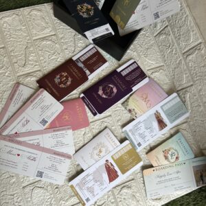Passport Invitation Cards