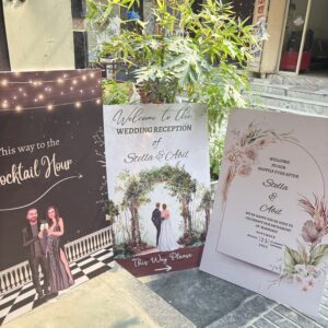 Welcome Boards (With Caricature)