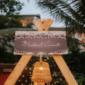 Decorative Wedding Stall Boards