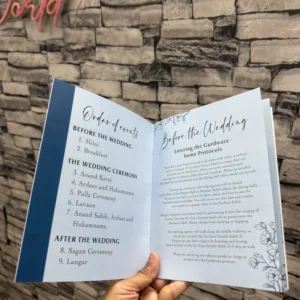 Custom Wedding Ritual Booklet