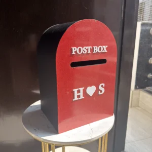 Vintage Style Wedding Guest Book Post Box