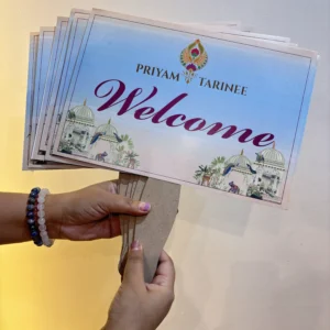 Personalized Airport Pickup Welcome Cards